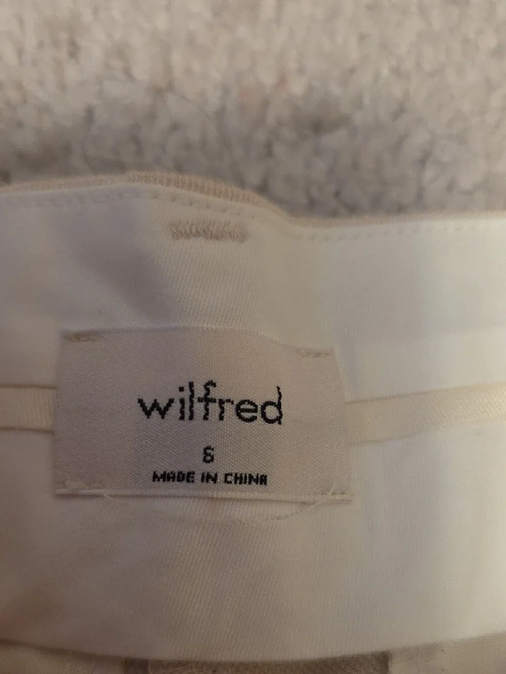 Aritzia WILFRED Pleated Dress LINEN Pants - Wide Leg Fit